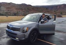 Kia Telluride and Marco Carvajal